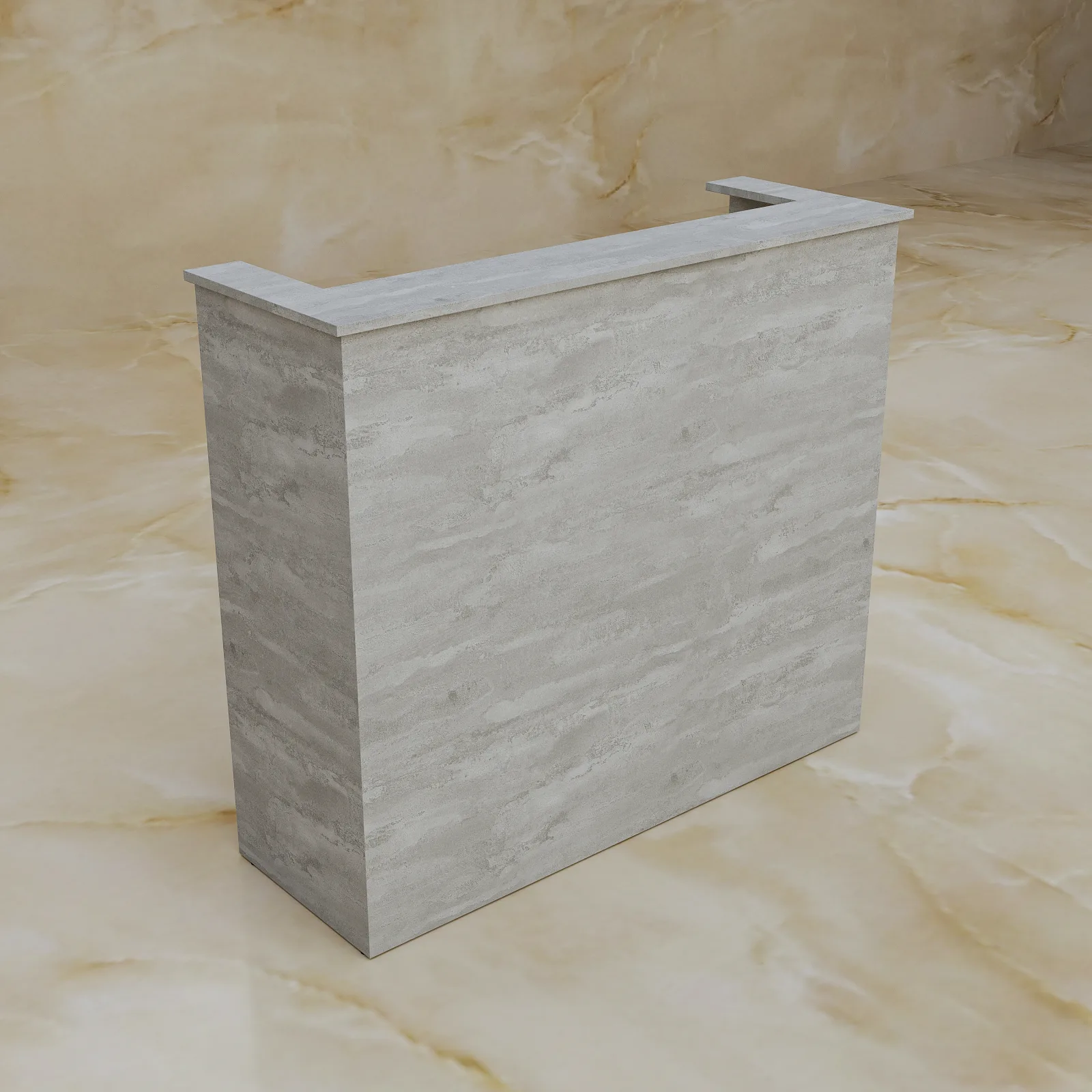 Lada recepcyjna Concrete Flow, widok 4
