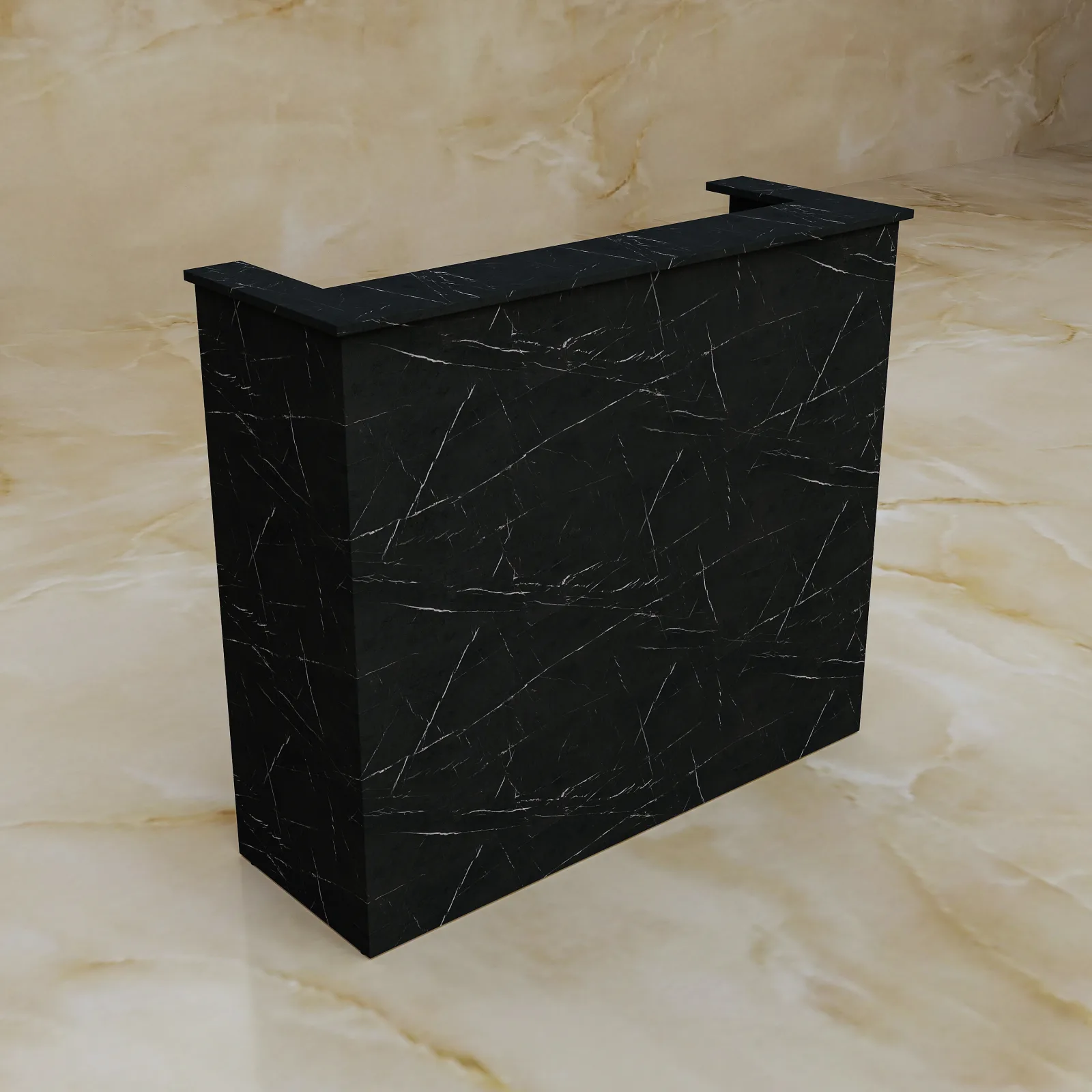 Lada recepcyjna Marble Black Royal, widok 4