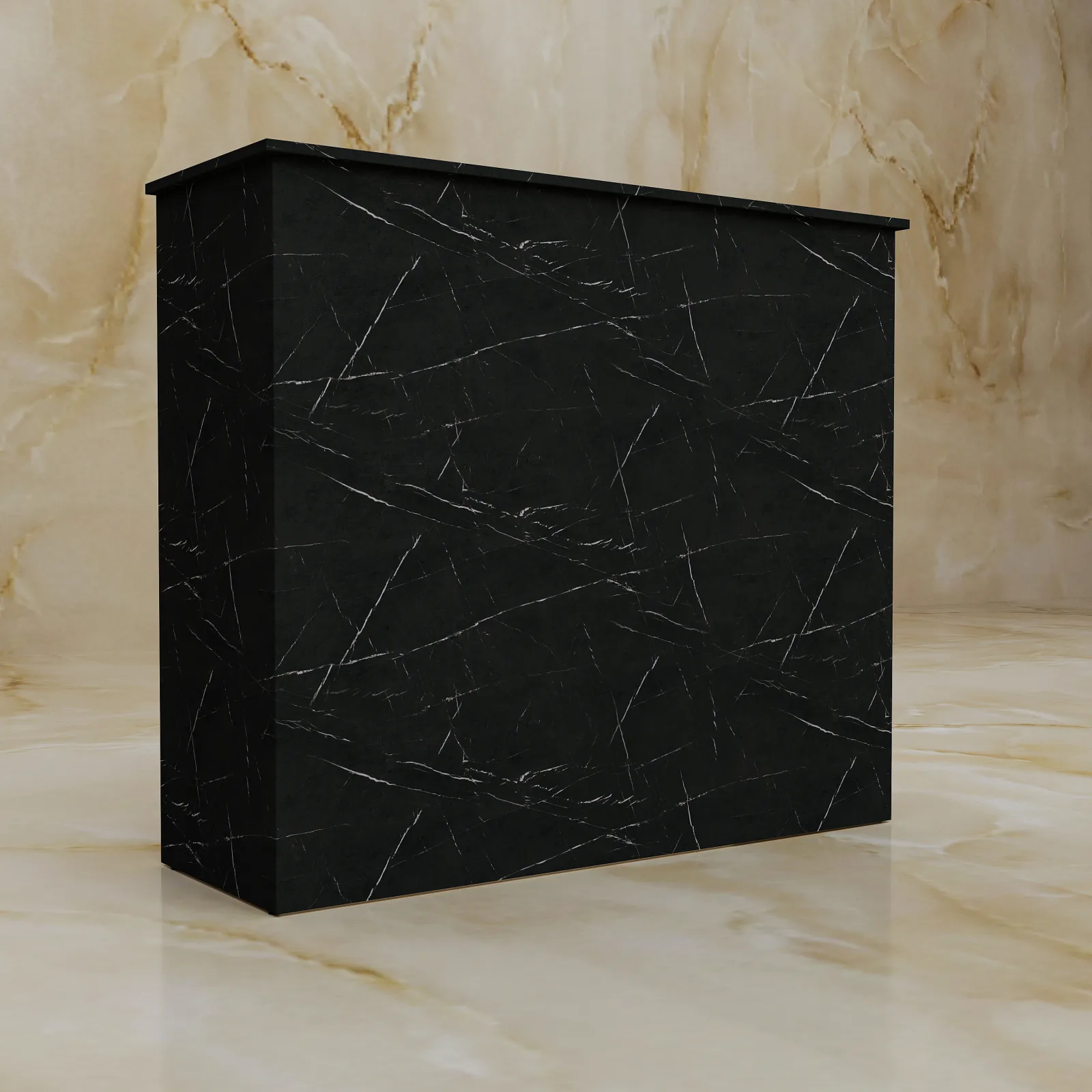 Lada recepcyjna Marble Black Royal, widok 6