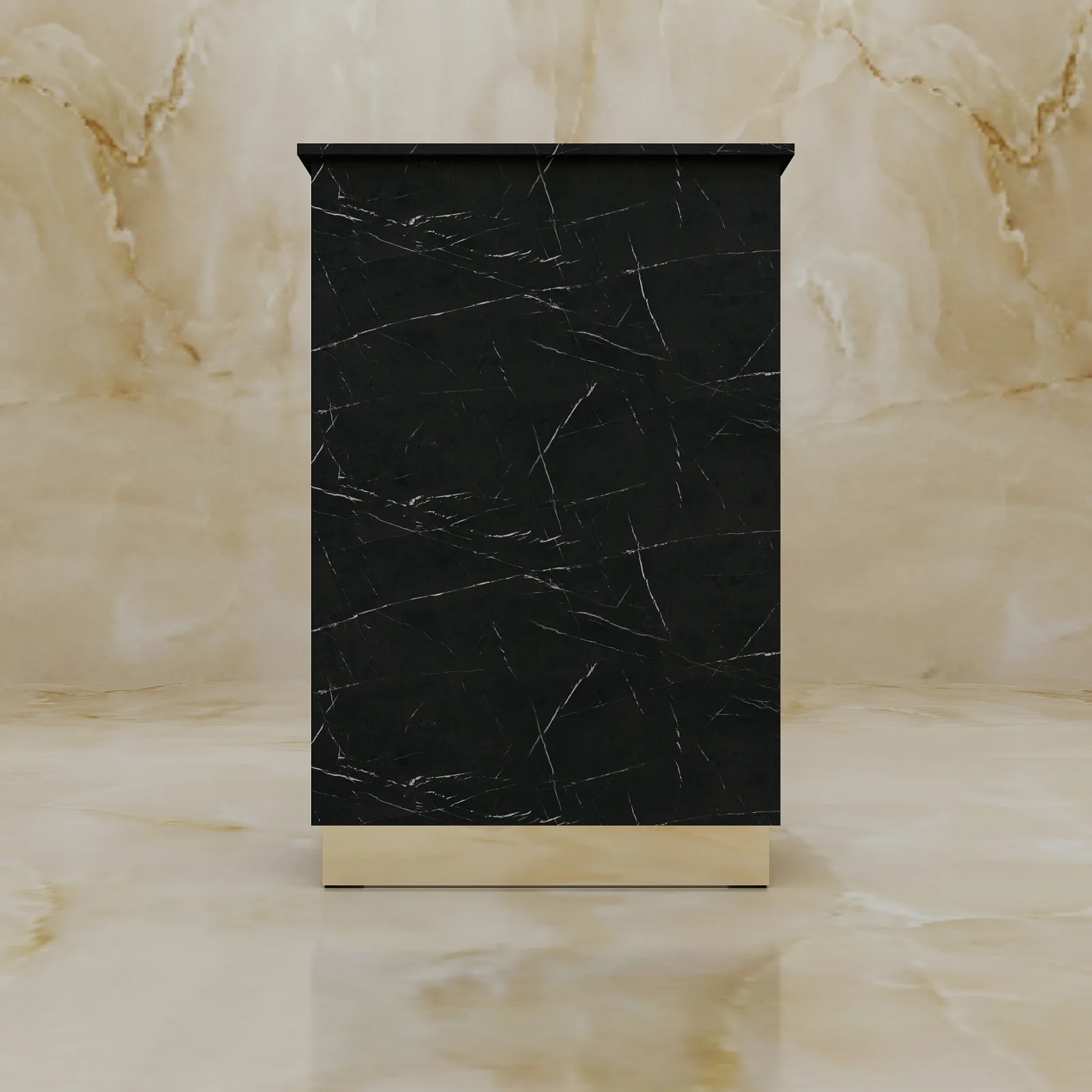 Lada recepcyjna Marble Black Royal, widok 8