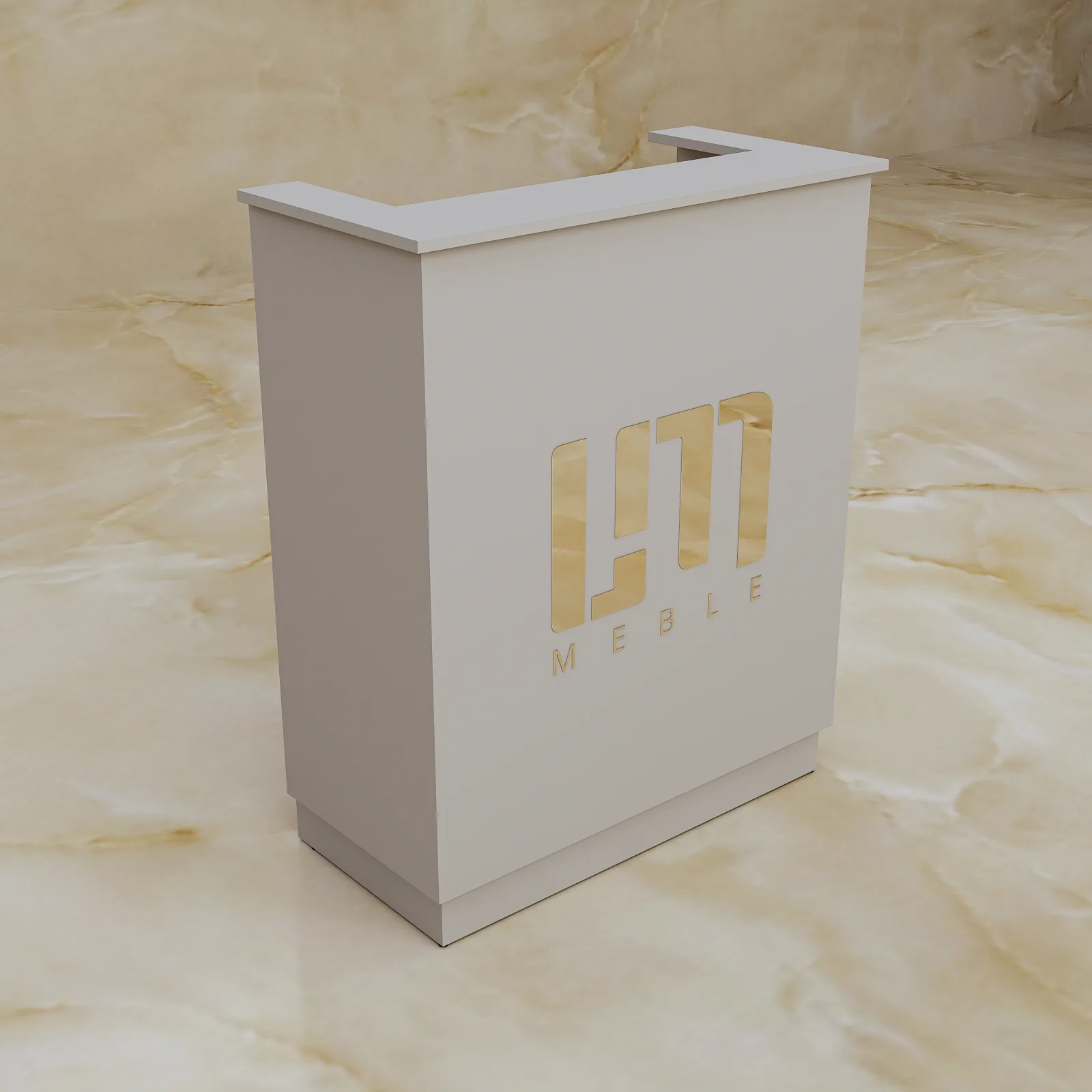 Lada recepcyjna Linea Base Mat, kaszmir mat