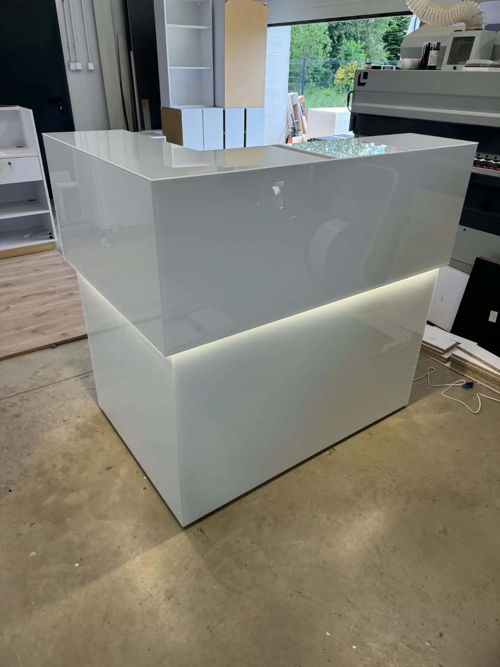 Lada recepcyjna Glass Prestige Layer