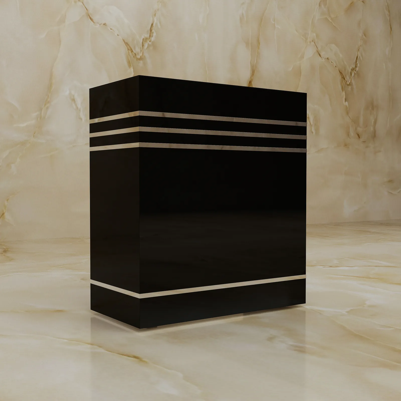 Lada recepcyjna Glass Prestige Stripe, widok 3