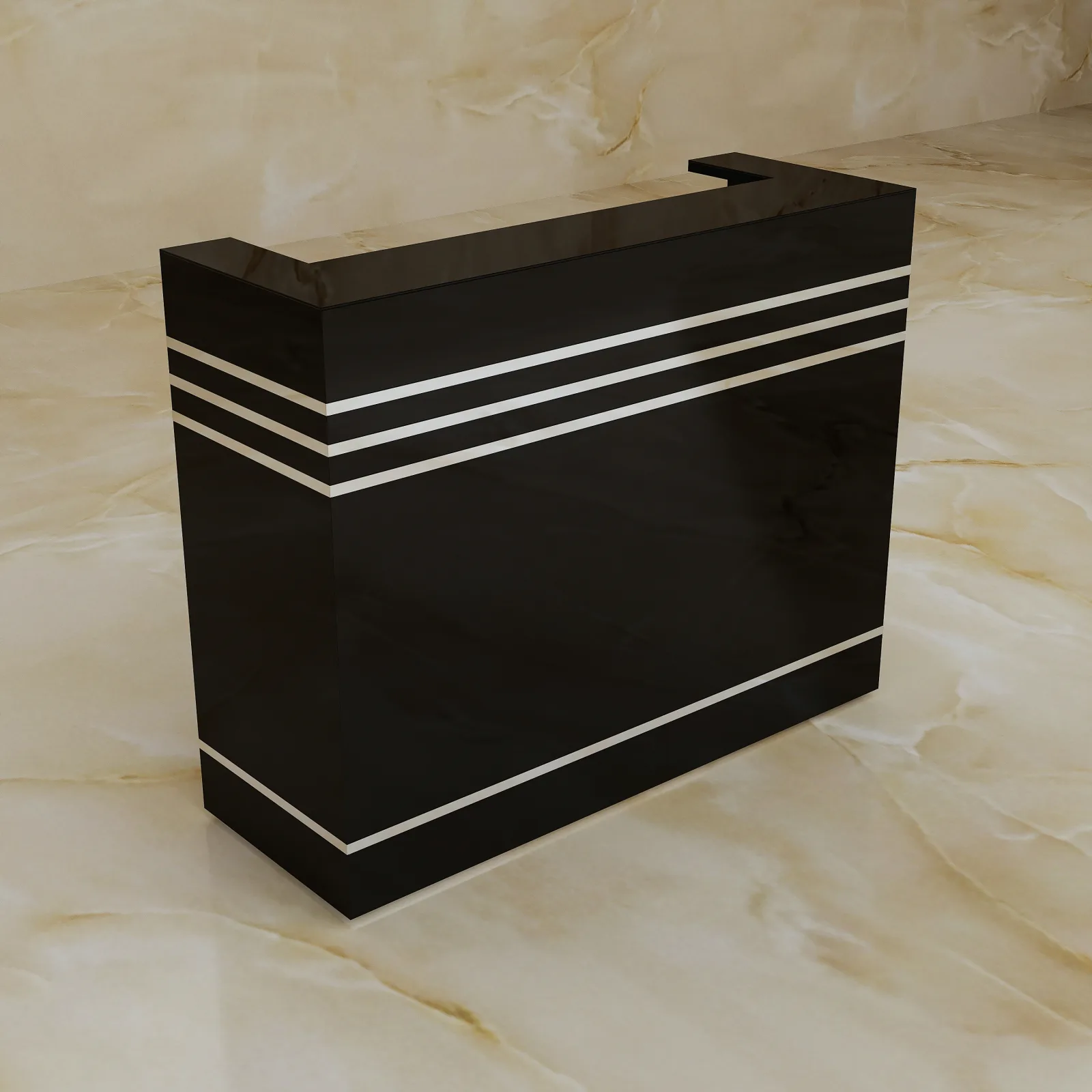 Lada recepcyjna Glass Prestige Stripe, widok 5