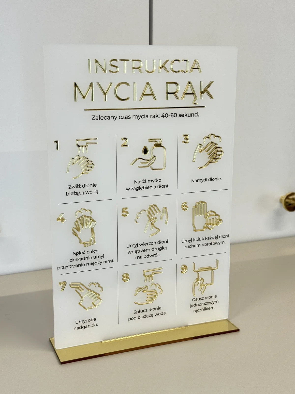Instrukcja mycia rąk