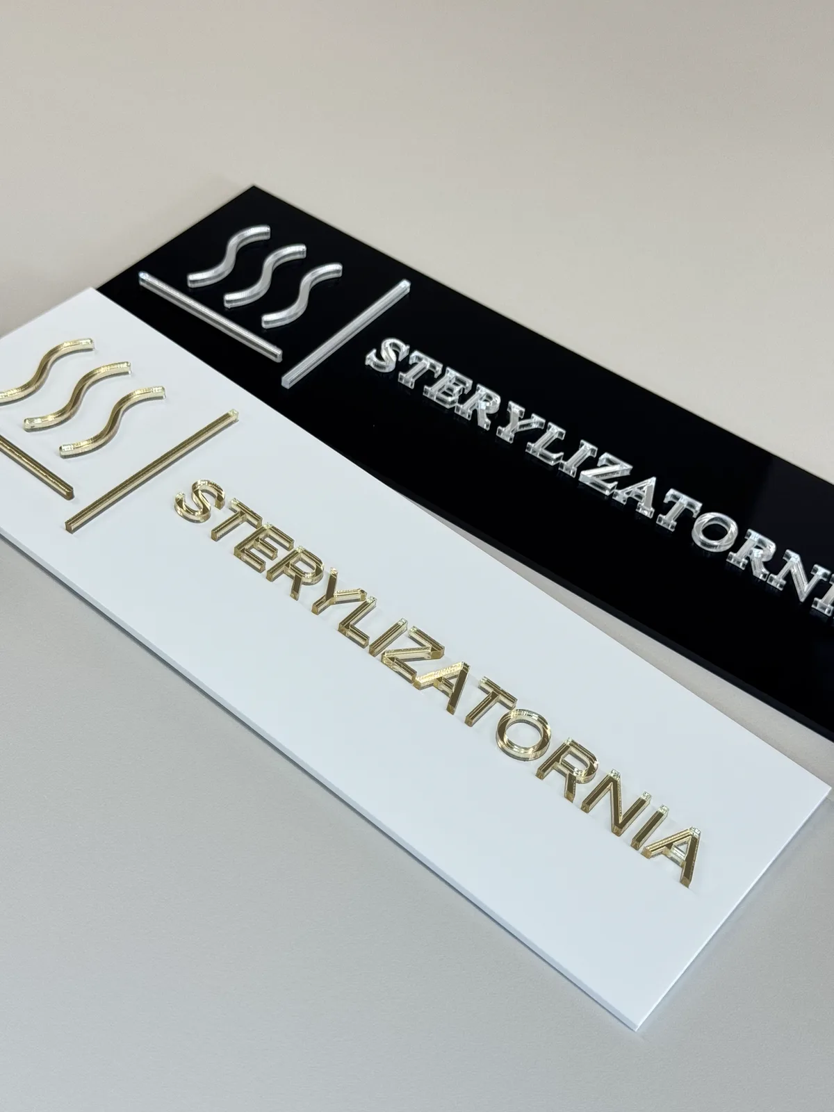 Sterylizatornia z piktogramem